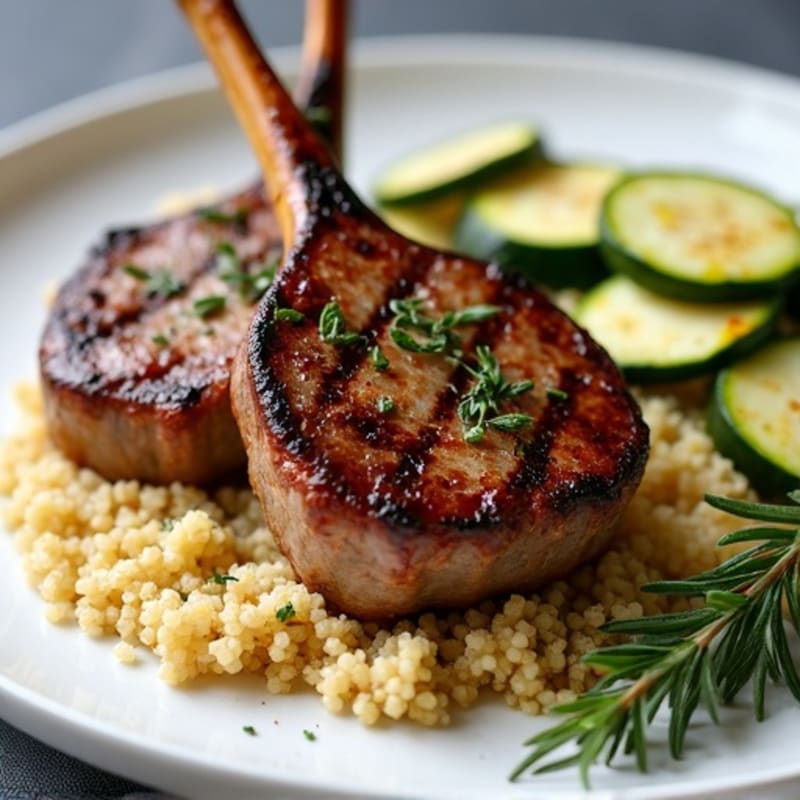 Grilled Herb Lamb Chops