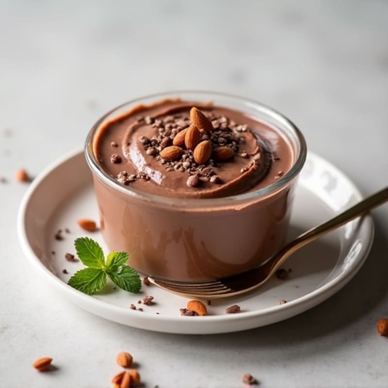 Silky Chocolate Protein Pudding with Greek Yogurt