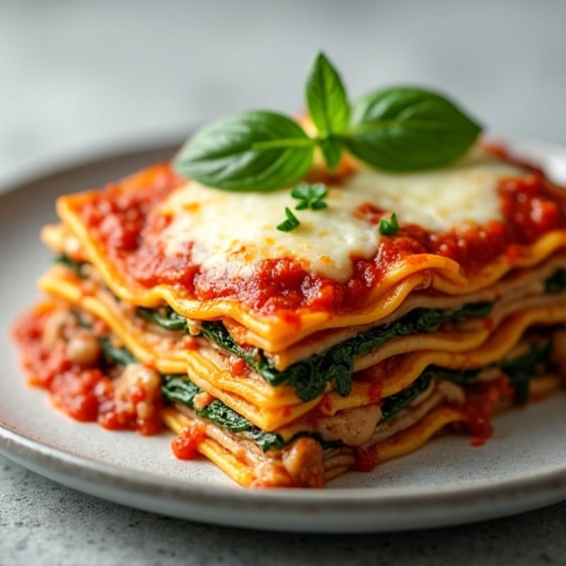 Roasted Vegetable Zucchini Lasagna