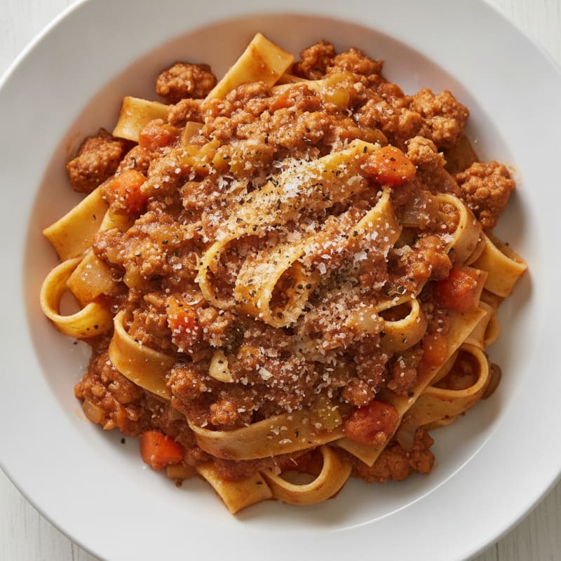 Turkey Bolognese with Pappardelle Pasta