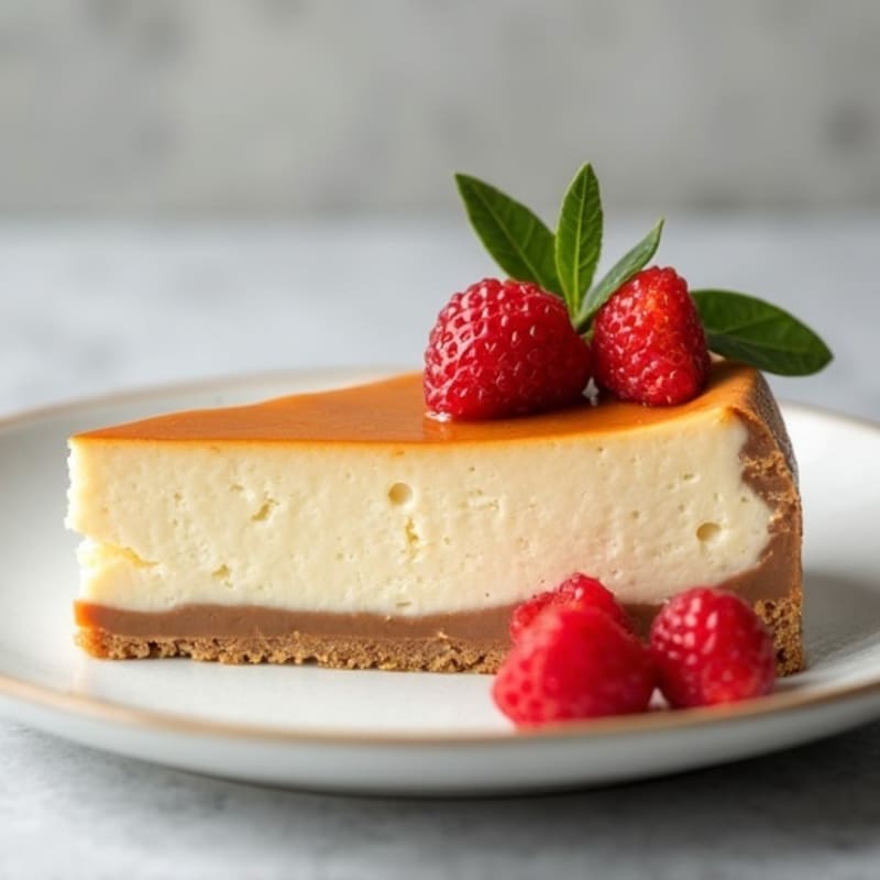 Silky Protein Cheesecake with Greek Yogurt