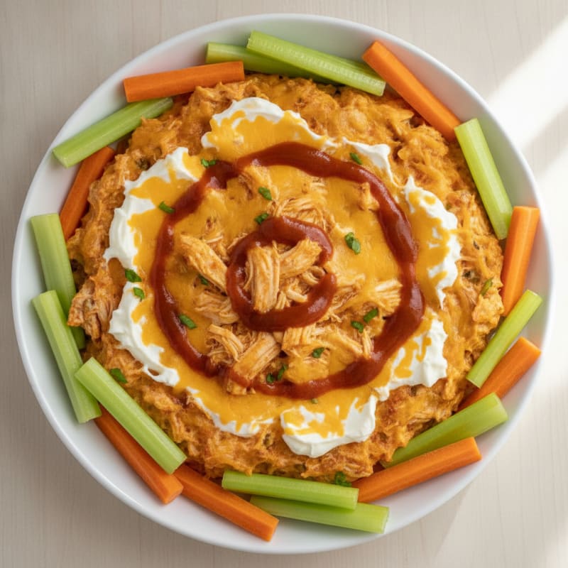 Buffalo Chicken Dip with Cream Cheese