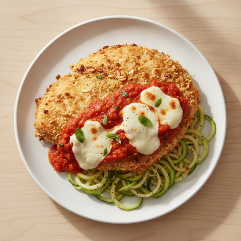 Crispy Chicken Parmesan with Marinara