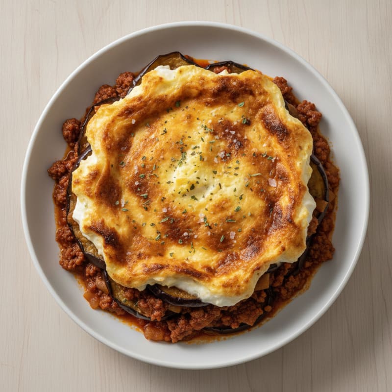 Classic Beef and Eggplant Moussaka