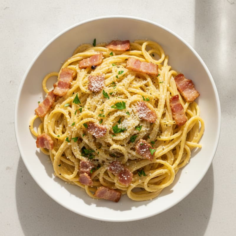 Classic Carbonara with Pancetta