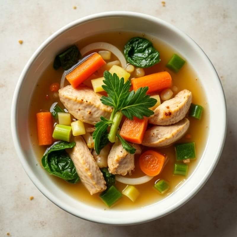 Hearty Chicken and Vegetable Soup