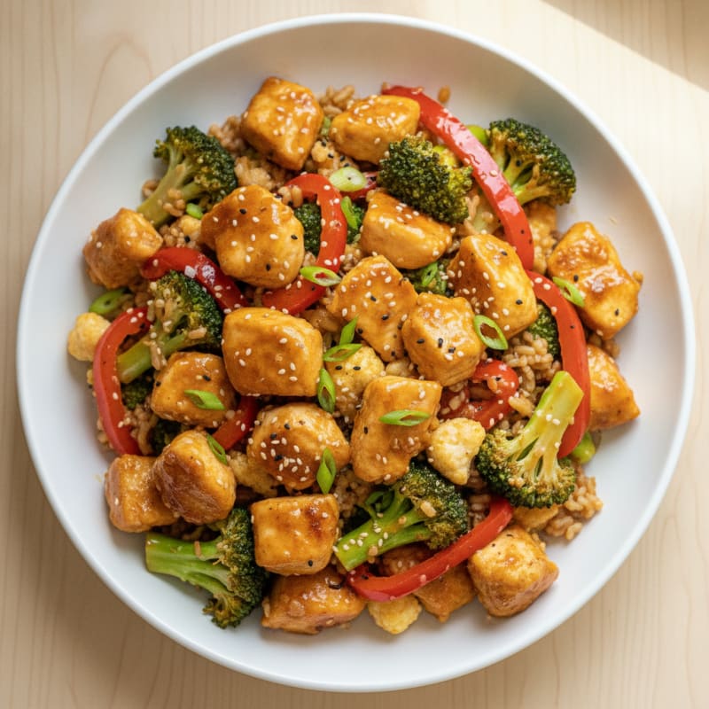 Orange Glazed Chicken Stir-Fry