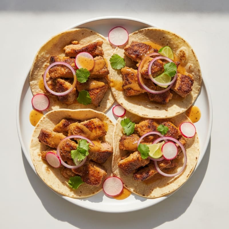 Slow-Cooked Pork Carnitas Tacos