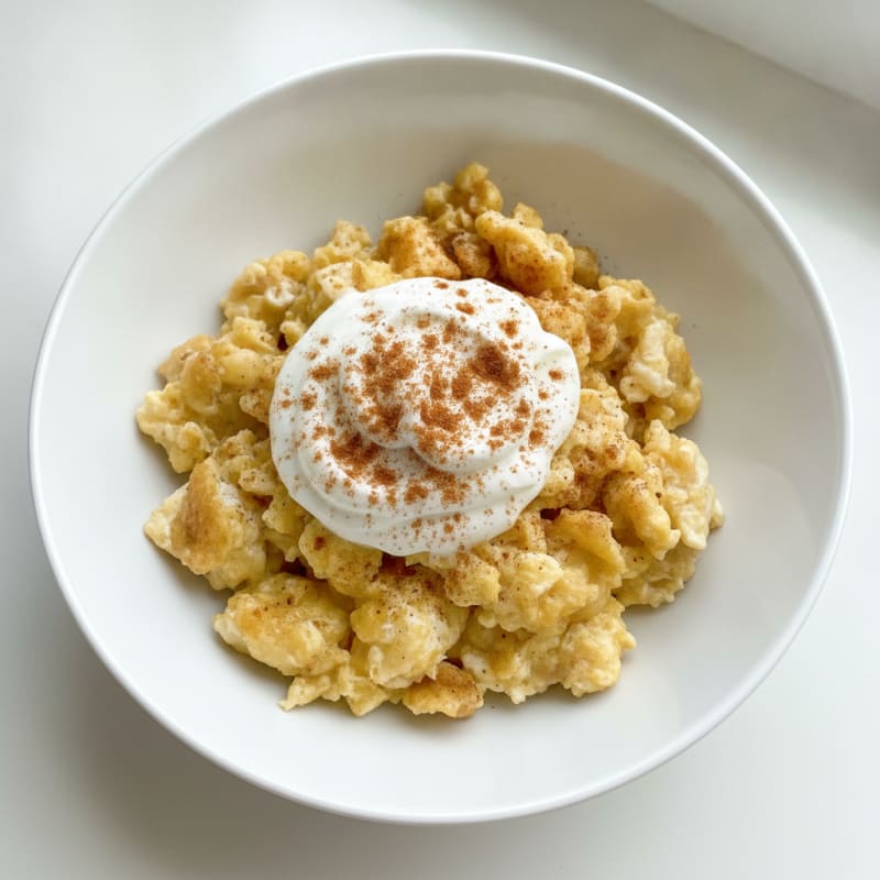 Banana Protein Egg Yogurt Bowl