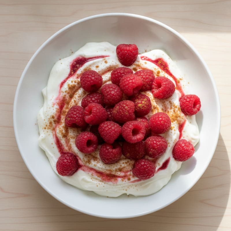 High-Protein Vanilla Berry Yogurt Bowl