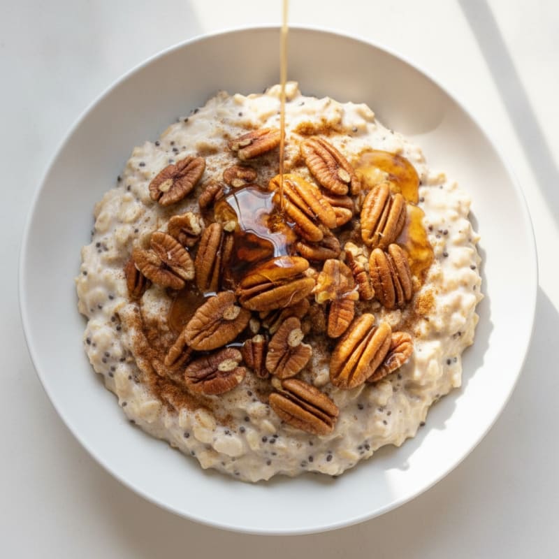Maple Pecan Overnight Oats