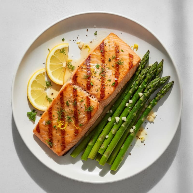 Lemon Herb Grilled Salmon