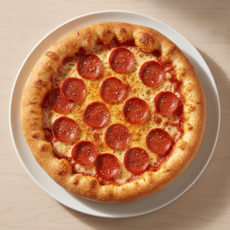 Stuffed Crust Pepperoni Pizza