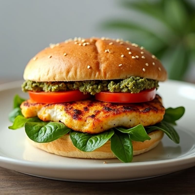 Grilled Pesto Chicken Sandwich