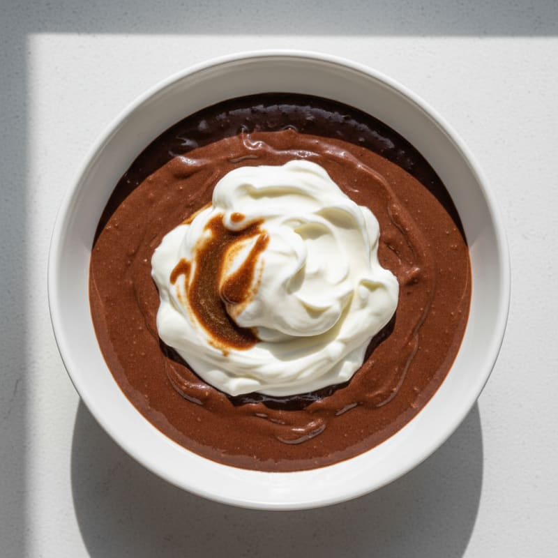Silky Chocolate Protein Pudding with Greek Yogurt