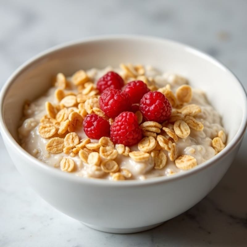 Creamy Protein Oats with Greek Yogurt and Almond Butter