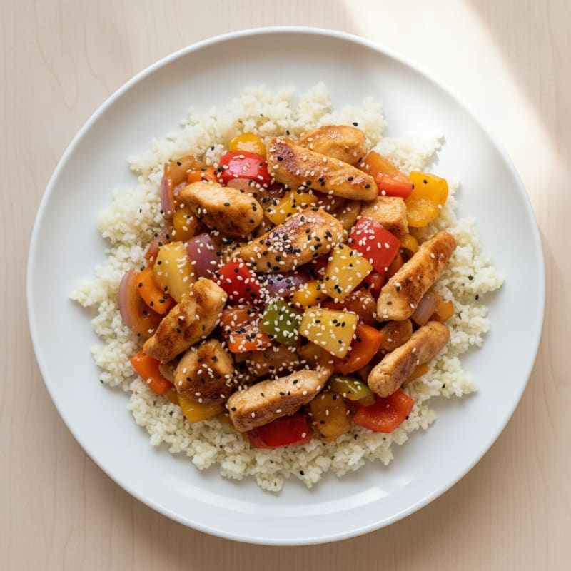 Sweet and Sour Chicken Stir-Fry