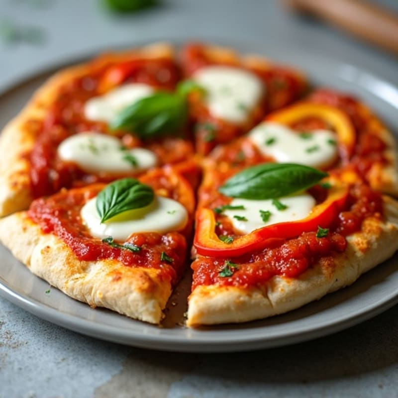 Lean Chicken Pepperoni Pizza Bake with Fresh Herbs