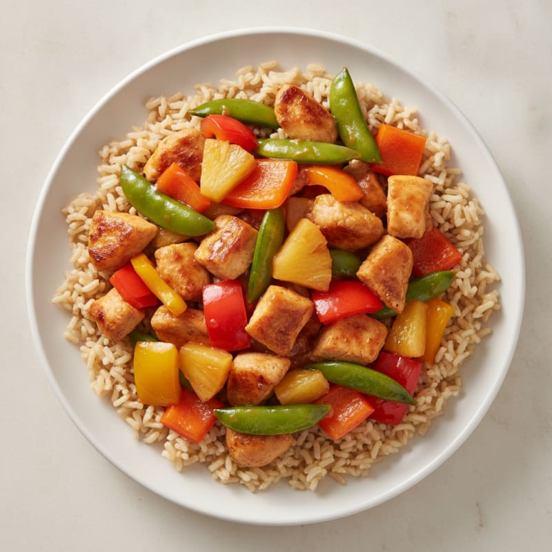 Sweet and Sour Chicken Stir-Fry