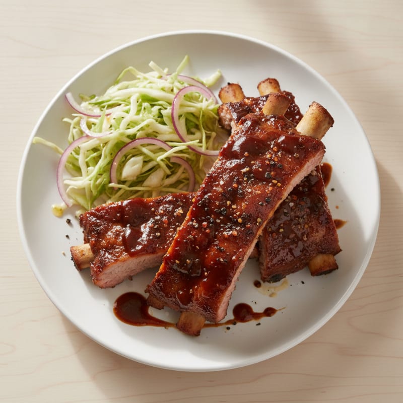 Slow-Cooked BBQ Pork Ribs