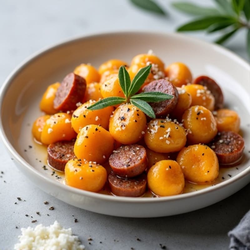 Sage-Brown Butter Sweet Potato Gnocchi