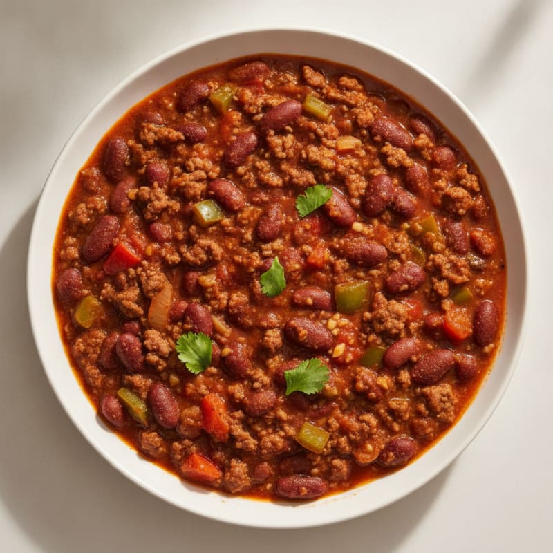 Hearty Slow Cooker Beef Chili