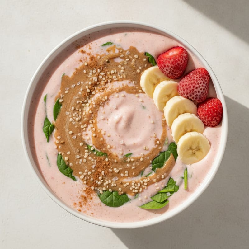Strawberry Banana Protein Smoothie