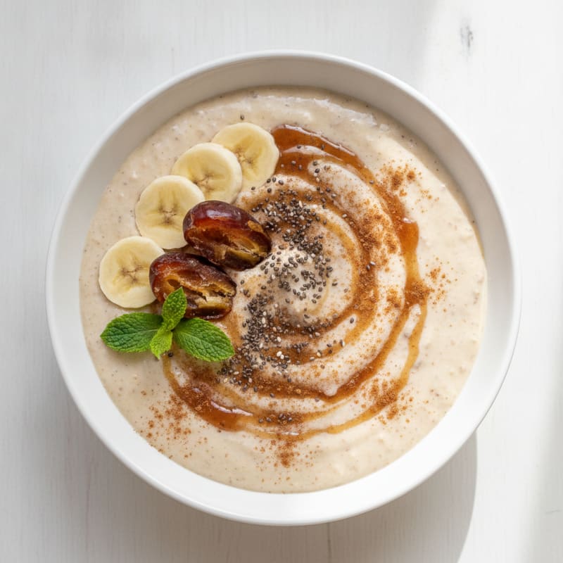 Cottage Cheese Banana Date Smoothie