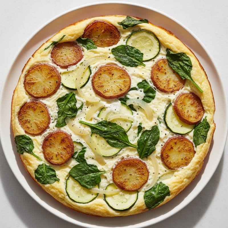 Garden Vegetable Egg White Frittata