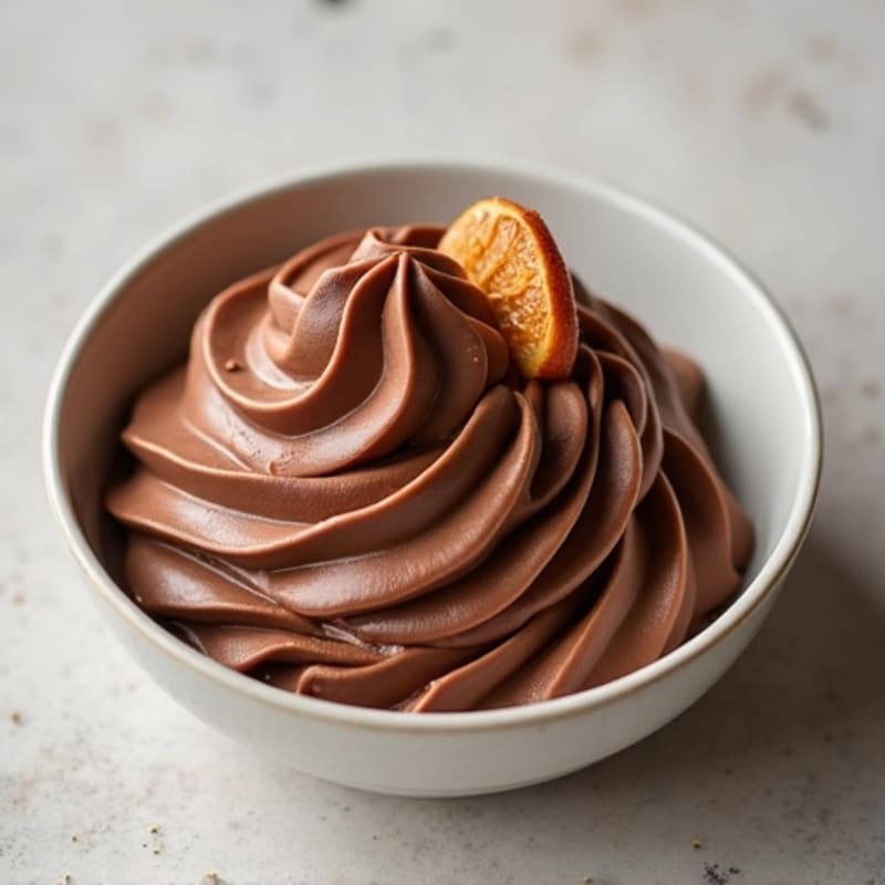 Silky Chocolate Protein Pudding with Almond Butter Swirl