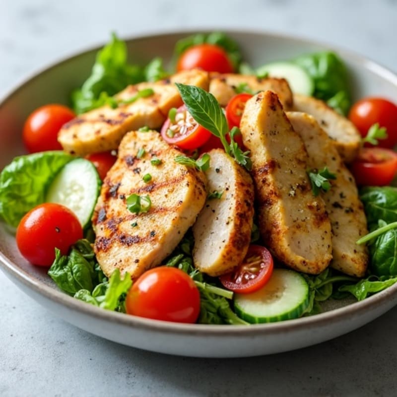Fresh Zesty Italian Chicken Chopped Salad