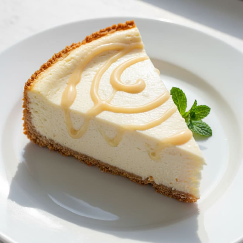 Creamy Greek Yogurt Protein Cheesecake