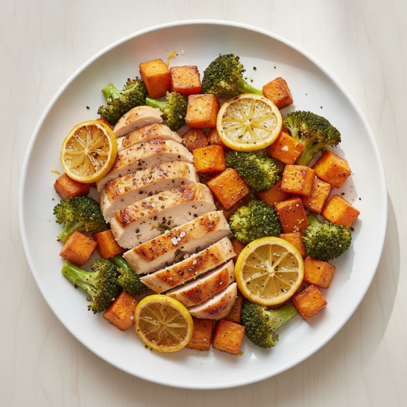 Sheet Pan Lemon Herb Chicken and Veggies
