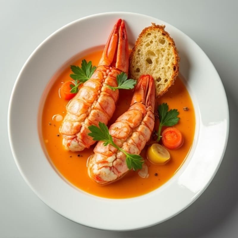 Healthy Creamy Lobster Bisque
