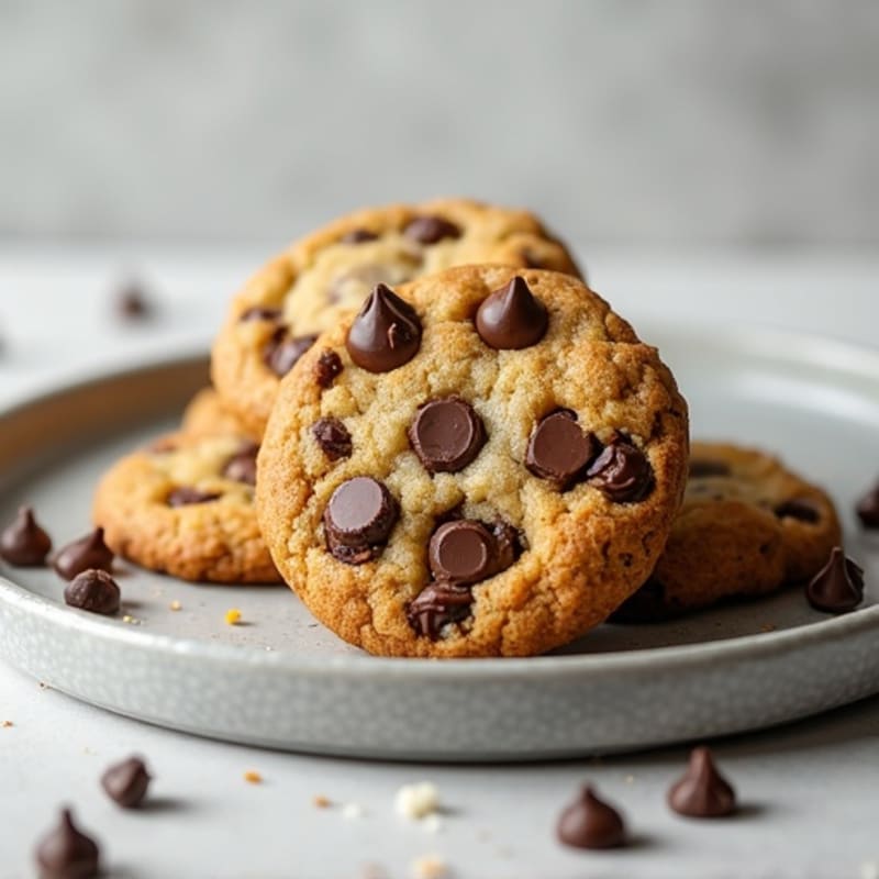 Protein-Packed Almond Flour Chocolate Chip Cookie
