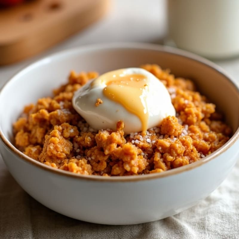 Hearty Baked Pumpkin Spice Oatmeal
