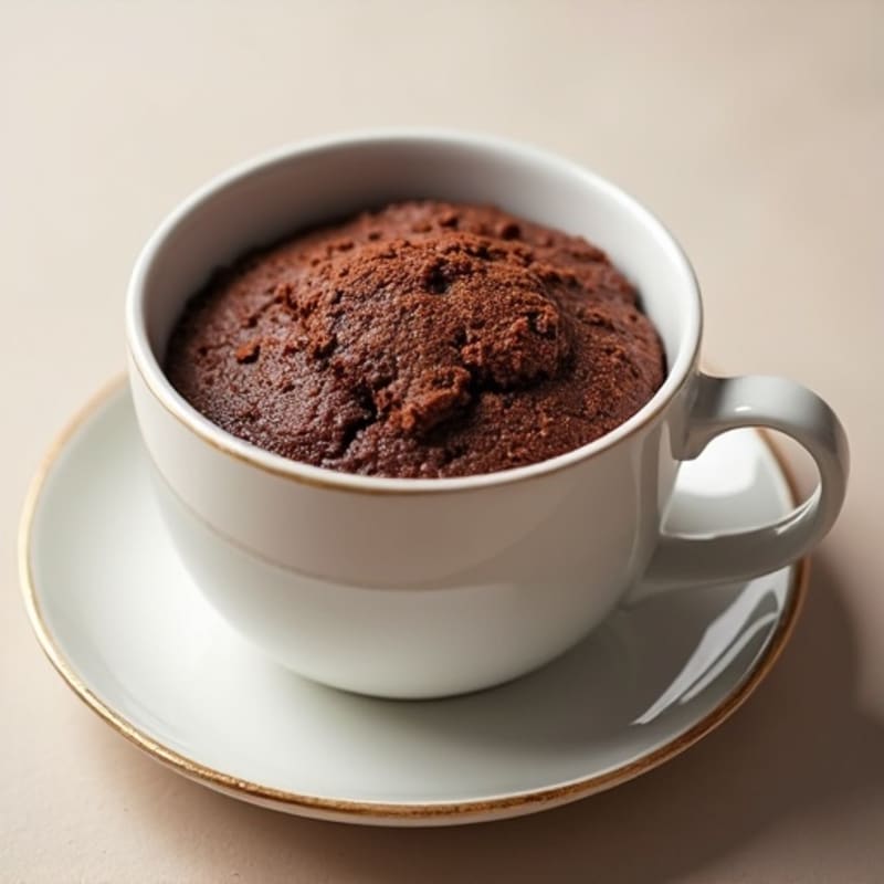 Healthy Chocolate Protein Mug Cake