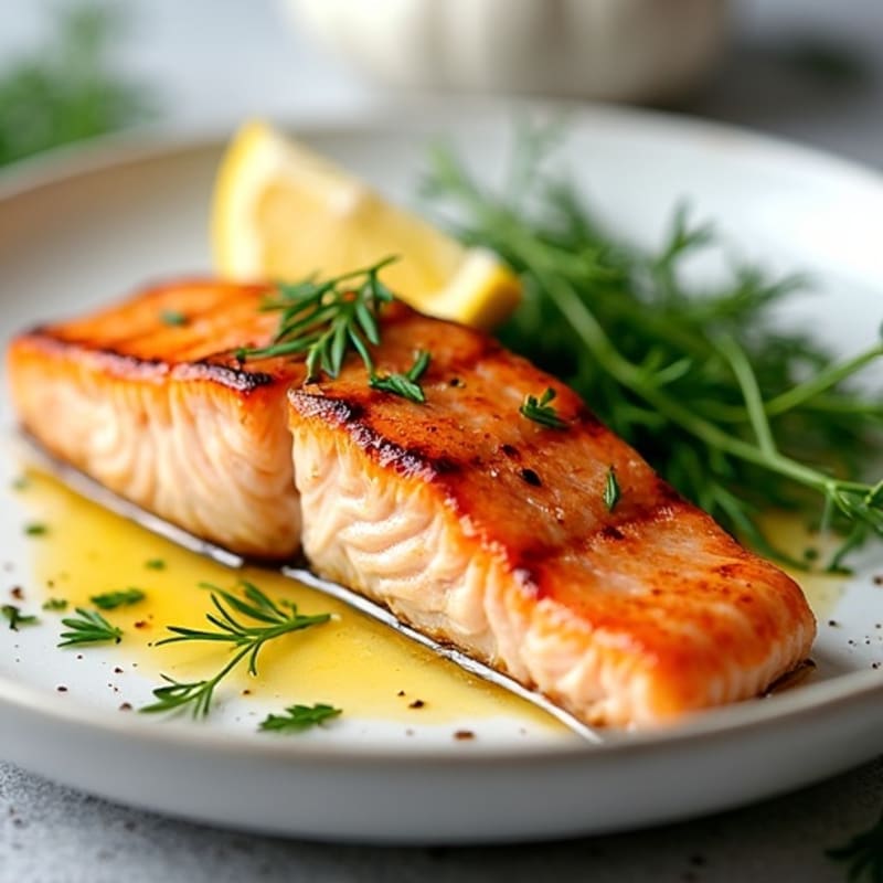 Lemon Herb Grilled Salmon