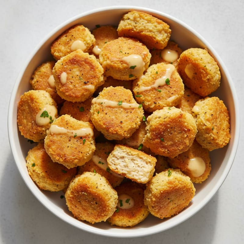 Parmesan Chicken & Egg Baked Nuggets