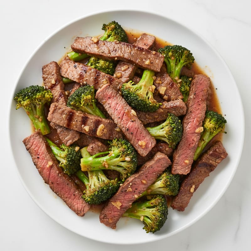 Broccoli Beef with Garlic Ginger Sauce