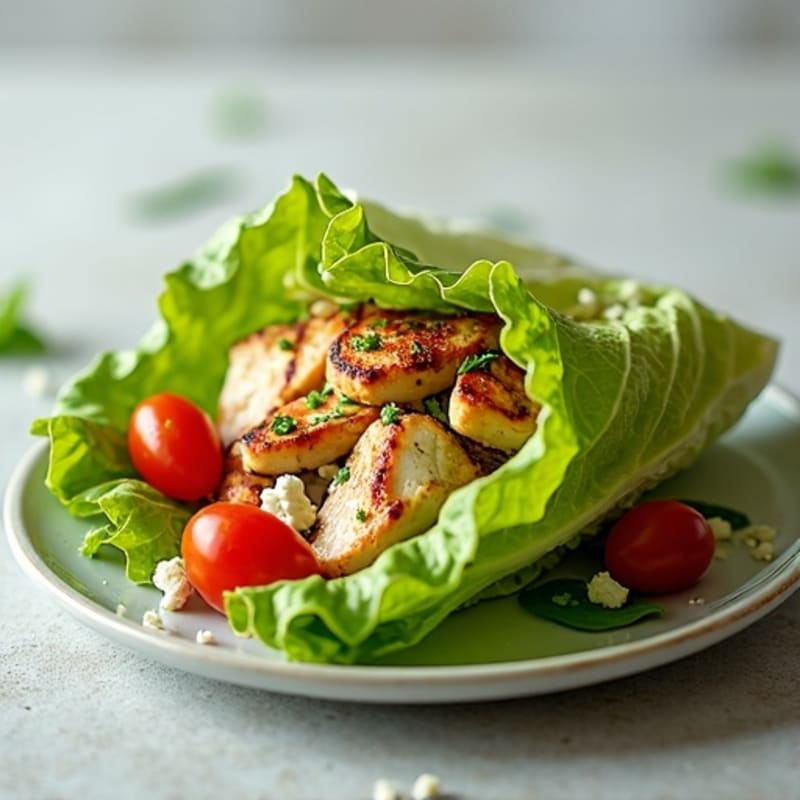 Herb-Grilled Chicken Lettuce Wrap