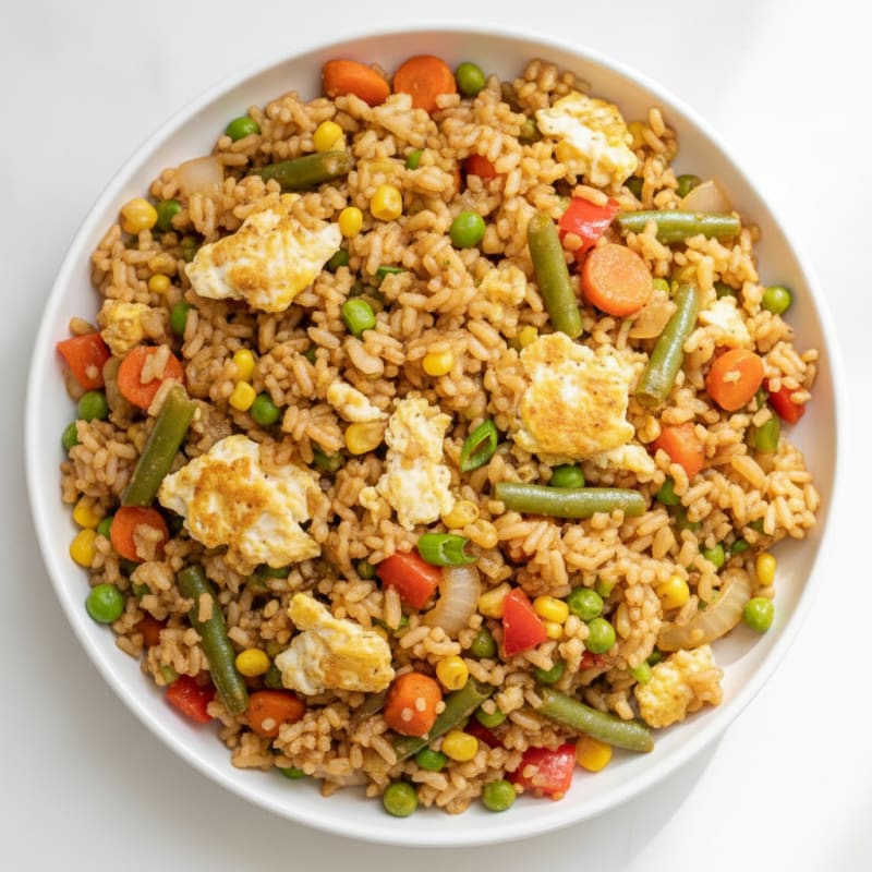 Garden Vegetable Brown Rice Stir-Fry