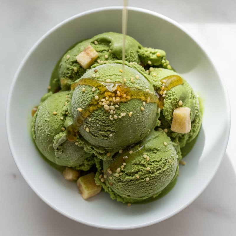 Matcha Green Tea Protein Ice Cream