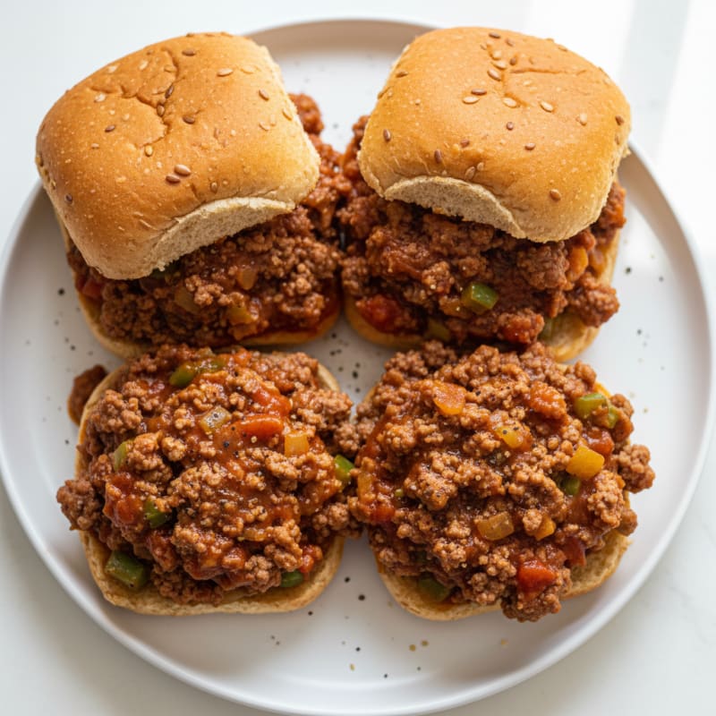 Smoky BBQ Beef Sloppy Joe Sliders