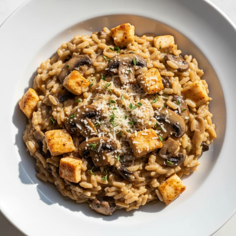 Creamy Wild Mushroom Risotto