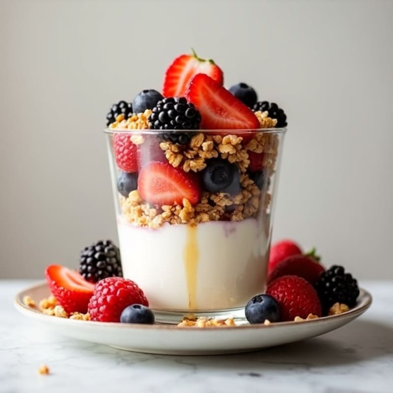 Cottage Cheese and Berry Protein Parfait