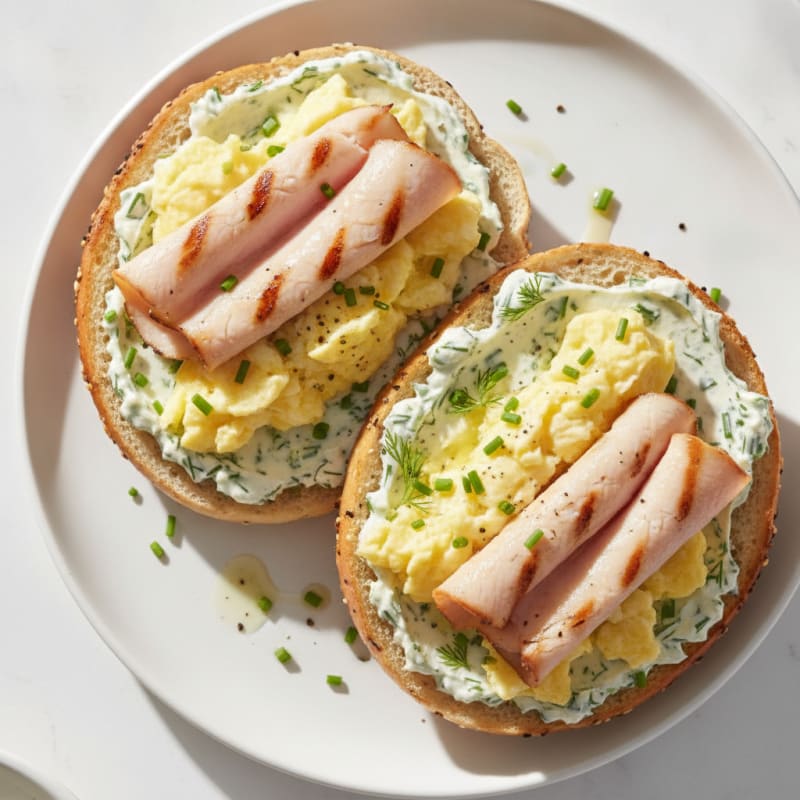 Everything Bagel with Herb Cream Cheese