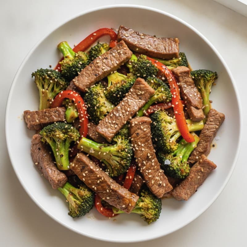 Sesame Beef and Broccoli Stir-Fry