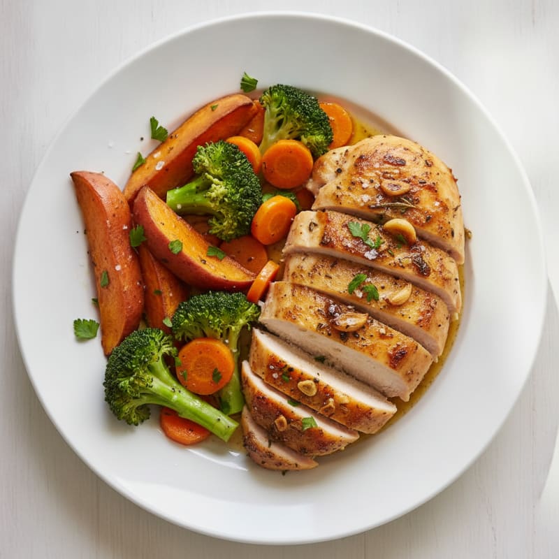 Garlic Herb-Roasted Chicken with Vegetables