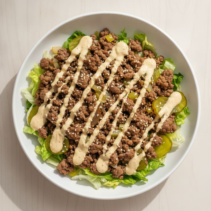 Big Mac Inspired Protein Power Bowl